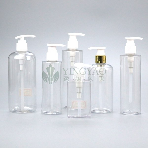 Custom Clear Transparent Shampoo Pump Bottles