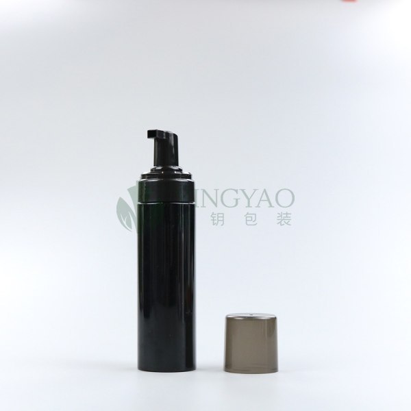 Custom 50ml 60ml 80ml 100ml 120ml 150ml 180ml 200ml Black Foam Pump Bottle