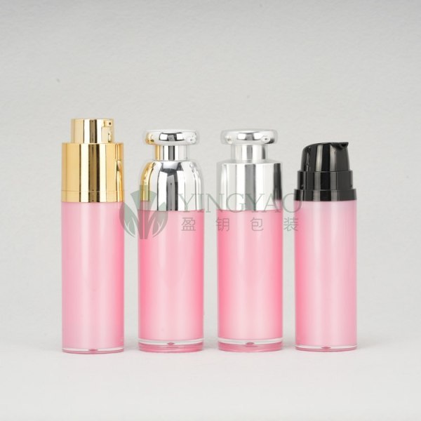 Custom Luxury Premium 15ml 30ml 50ml 1oz 1 oz 15 30 50 ml AS PP Double Wall Vacuum Serum Cosmetic Lotion Airless Pump Bottle