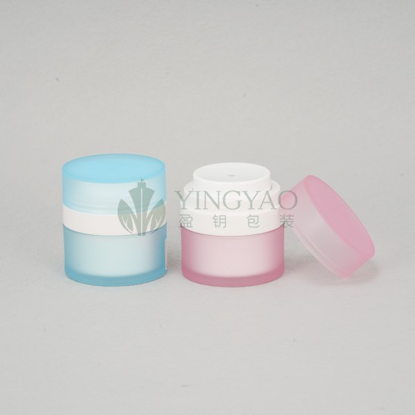 Custom 15g 30g 50g Frosted Airless Cosmetic Eye Cream Pump Jar