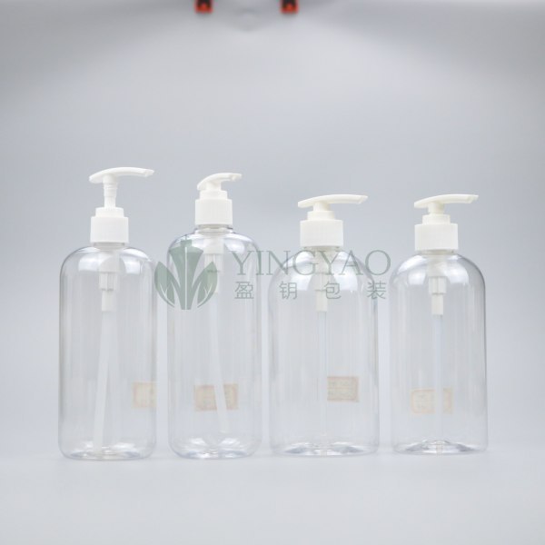 Custom Logo PET Plastic Empty Shampoo and Conditioner Packaging Pump Bottles With 200ml 250ml 300ml 450ml 500ml 1000ml For Hair