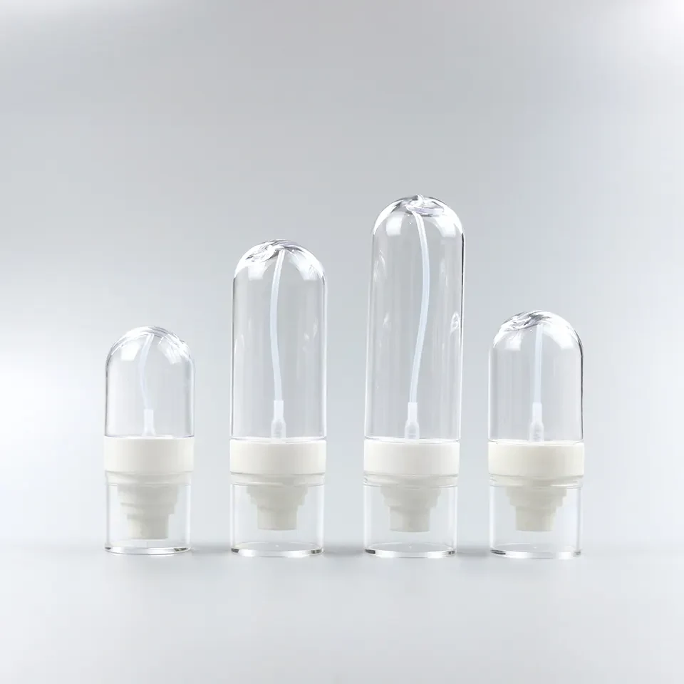 Custom Empty Clear 30ml 100ml 60ml 80ml 120ml PETG Face Plastic Container Cosmetic Skincare Lotion Bottle With Pump