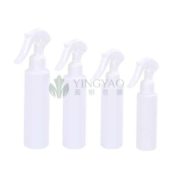 100ml 120ml 150ml 200ml 250ml 300ml 350ml 400ml 500ml HDPE Plastic Packaging Container Flat Shoulder Plastic Spray Bottle
