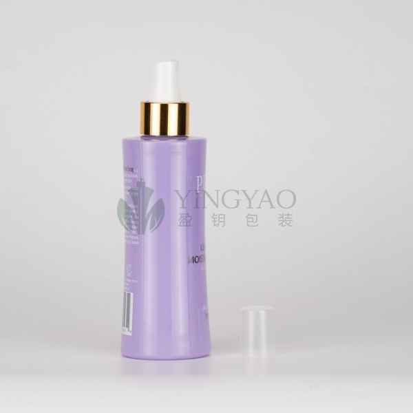 Custom 200ml 250ml 300ml 500ml Body PET Flat Shoulder Plastic Spray Bottle For Packaging Container