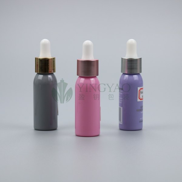 Custom 30ml 30 ml 1oz 1 oz Plastic Serum Euro Dropper Bottle