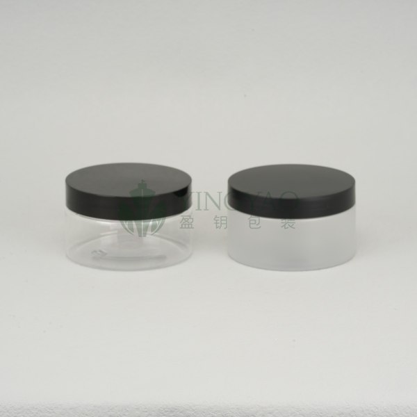 Custom 10g 15g 20g 30g 50g 100g PET Plastic Cosmetic Cream Clear Transparent Frost Jars With Lids For 2oz Skincare Packaging