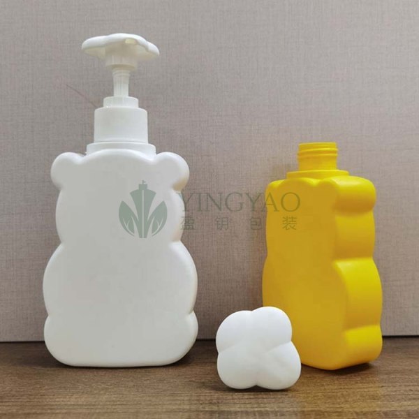 Custom For Kids Baby Shape Matte HDPE Lotion Shower Gel Shampoo And Conditioner Bottle