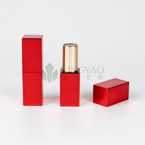 Custom Red Square Lip Stick Lipstick Tube For Container Packaging