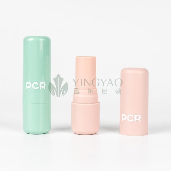 Custom Sustainable New Cosmetic Plastic PCR Makeup Lip Stick Lipstick Tube Packaging Manufacturer