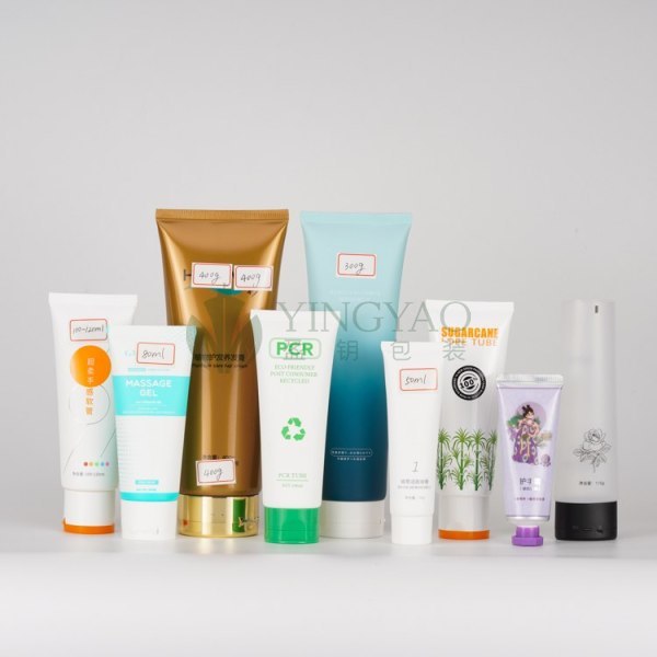 Custom Logo Cosmetic Plastic Tubes Skincare Packaging For Hand Face Sun Foundation Cream Cleanser With 30ml 50ml 100ml 250ml